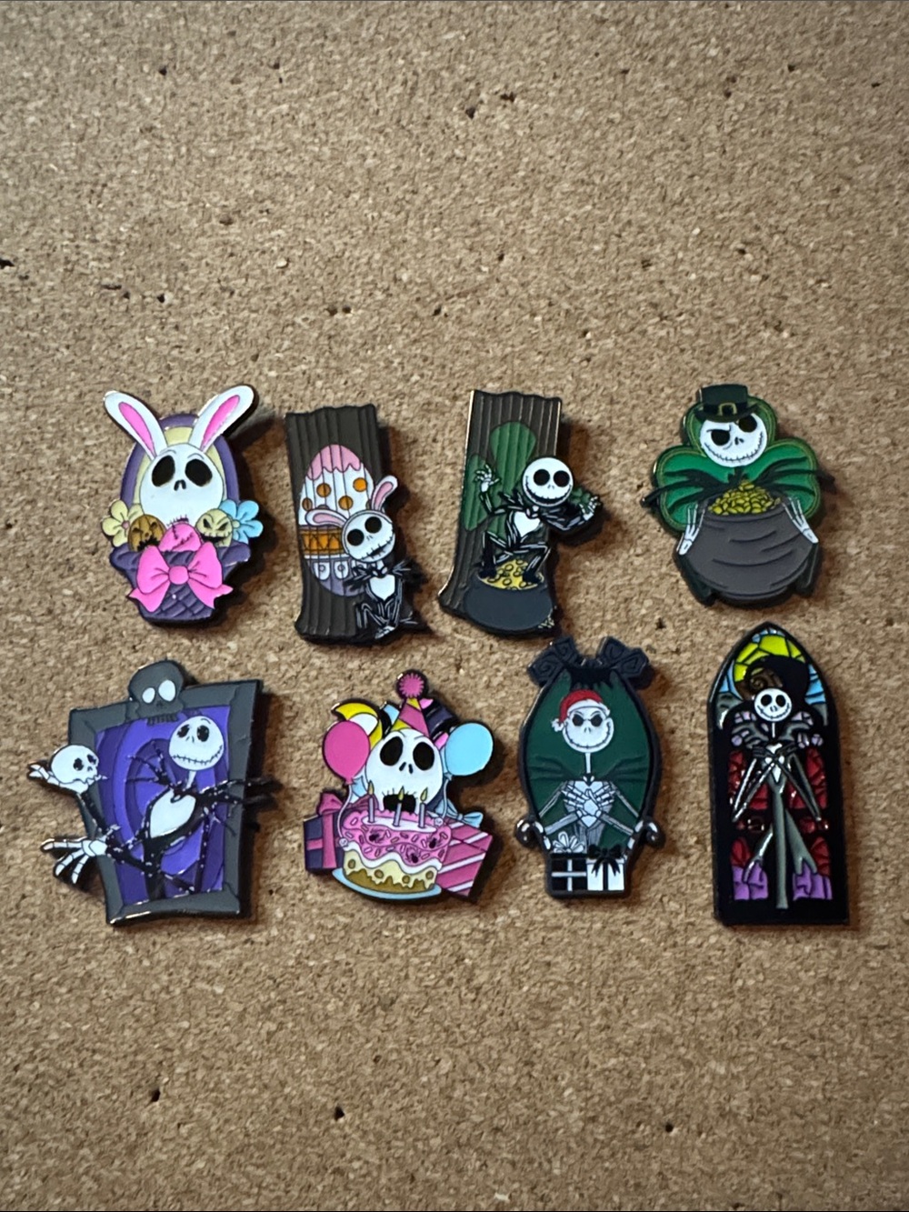 Nightmare Before Christmas Enamel Pin Set - 10pc